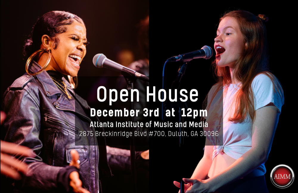 Open House December 2022 Atlanta Institute of Music and Media