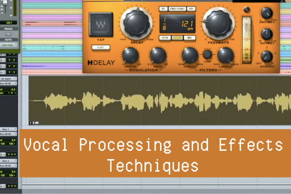 There are numerous things we can do when processing vocals