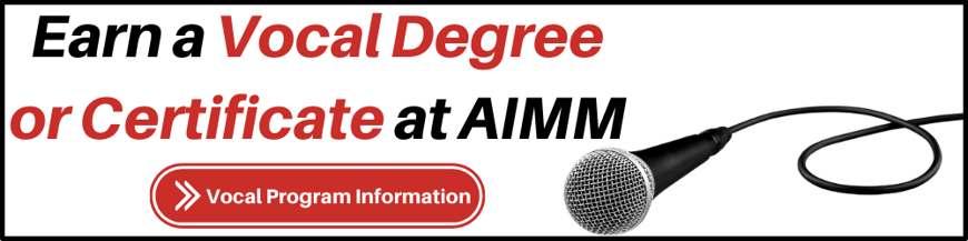 Earn a vocal degree or certificate at AIMM